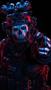 Ghost MW3 iPhone Wallpaper 4K - iPhone Wallpapers