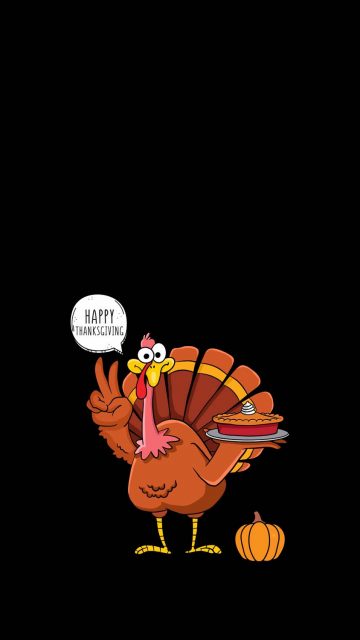 Happy Thanksgiving iPhone Wallpaper 4K