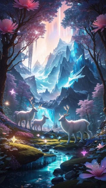 Heavenly Forest iPhone Wallpaper