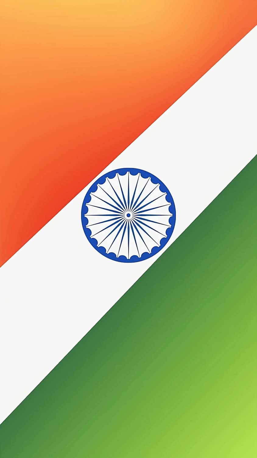 India Flag iPhone Wallpaper 4K