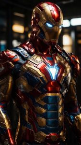 Iron Man Ultron iPhone Wallpaper 4K