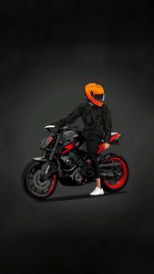 KTM Rider iPhone Wallpaper