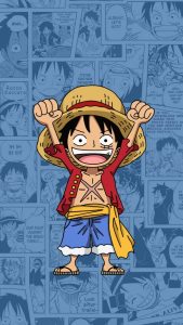 Luffy Comic iPhone Wallpaper 4K