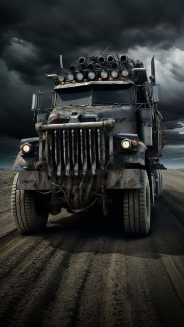Mad Max Truck iPhone Wallpaper 4K