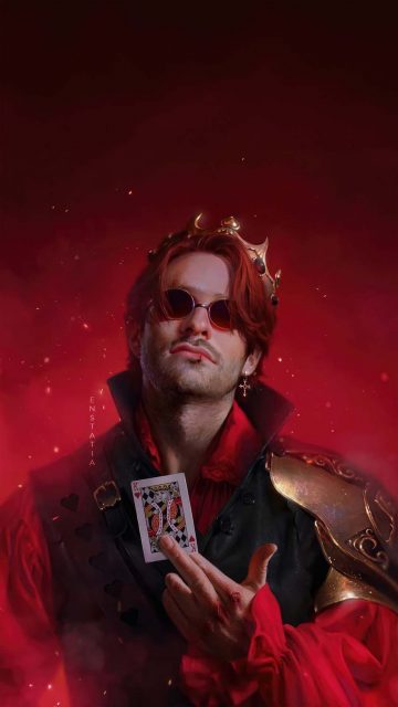 Matt murdock daredevil the red queen of hearts iPhone Wallpaper 4K