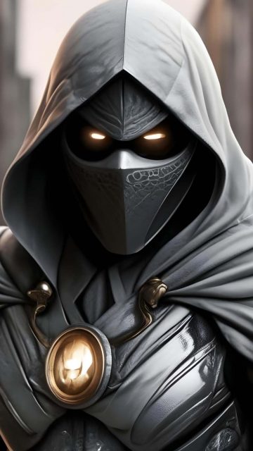 Moon Knight Hoodie iPhone Wallpaper 4K