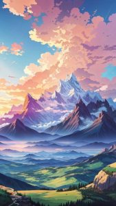 Mountains Landscape iPhone Wallpaper