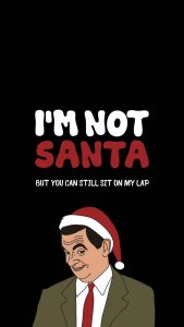 Naughty Christmas iPhone Wallpaper 4K