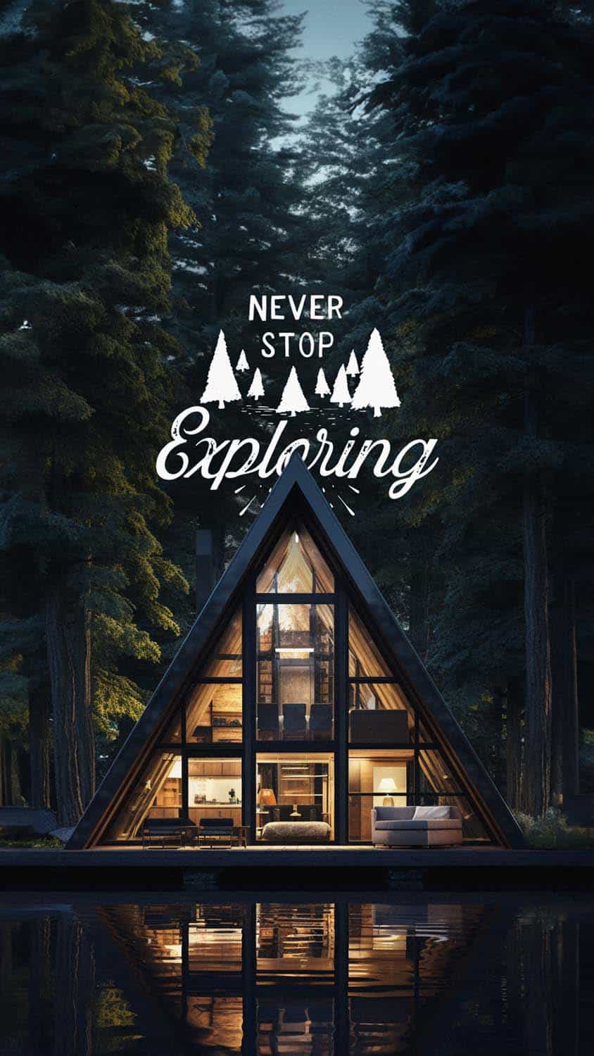 Never Stop Exploring iPhone Wallpaper