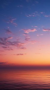 Ocean Sky Horizon iPhone Wallpaper 4K