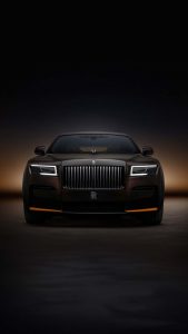 Rolls royce black badge ghost iPhone Wallpaper 4K