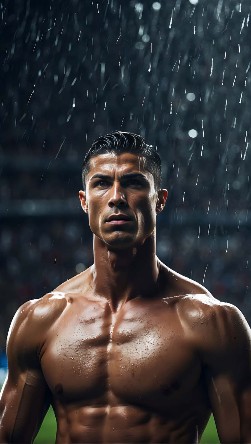 Ronaldo Muscles iPhone Wallpaper