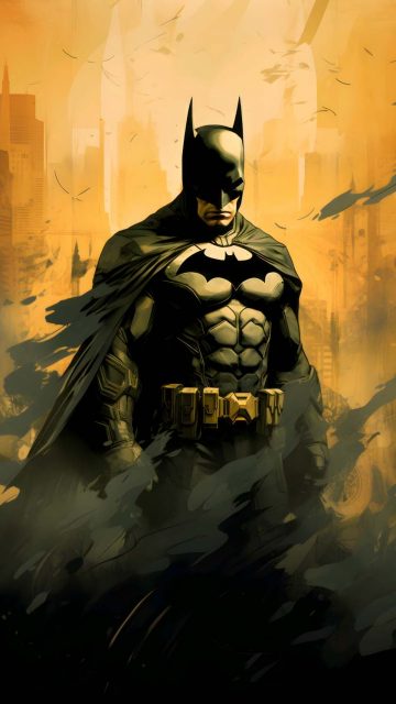 The Batman Shadow iPhone Wallpaper 4K