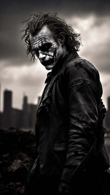 The Joker iPhone Wallpaper 4K