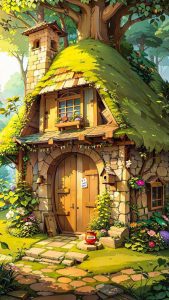 Tiny House iPhone Wallpaper 4K