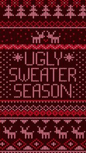 Ugly Sweater Season iPhone Wallpaper