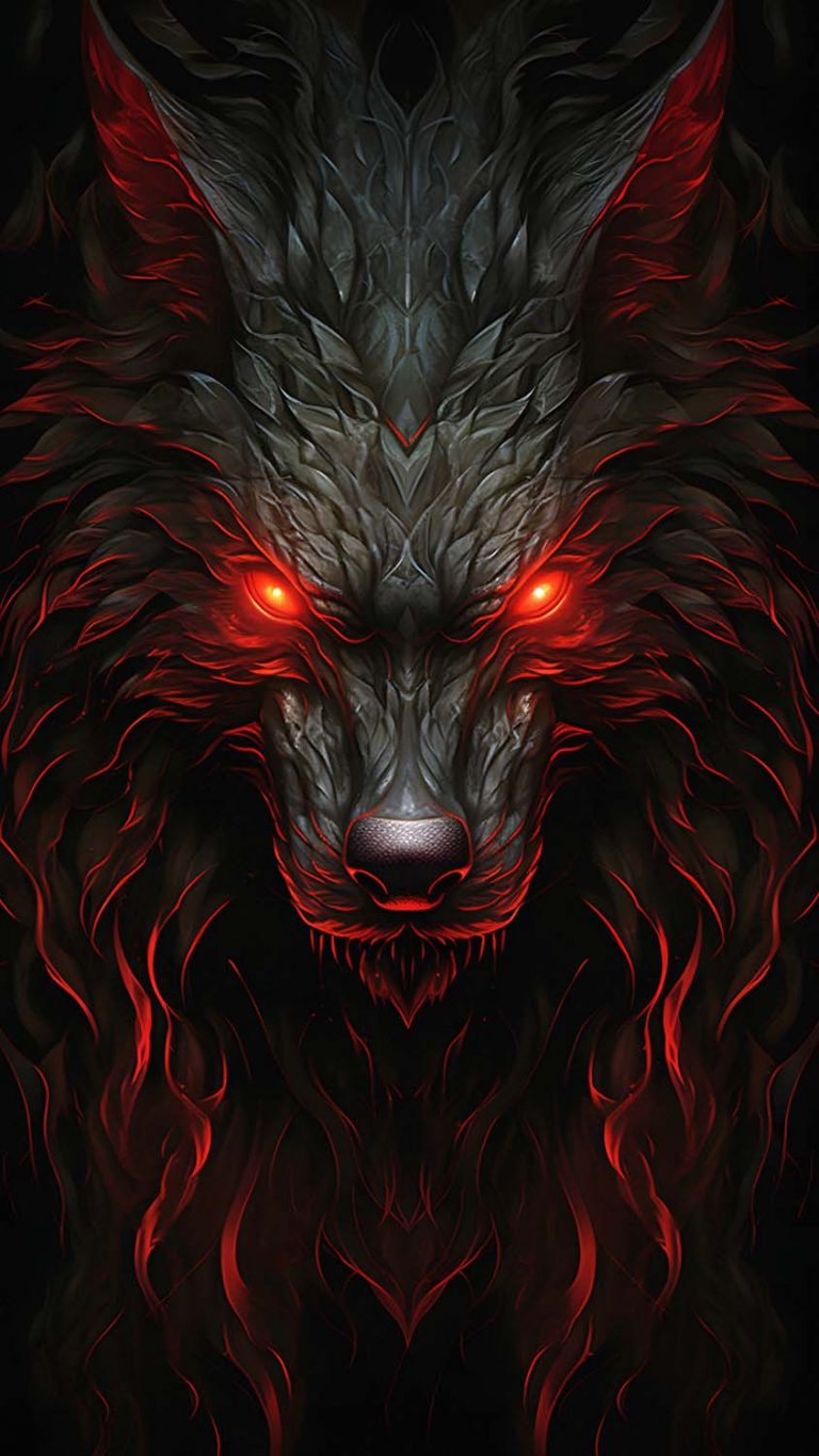 Wolf God iPhone Wallpaper 4K - iPhone Wallpapers