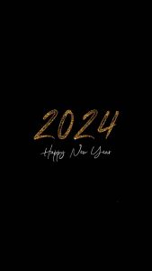 2024 Happy New Year Wallpaper