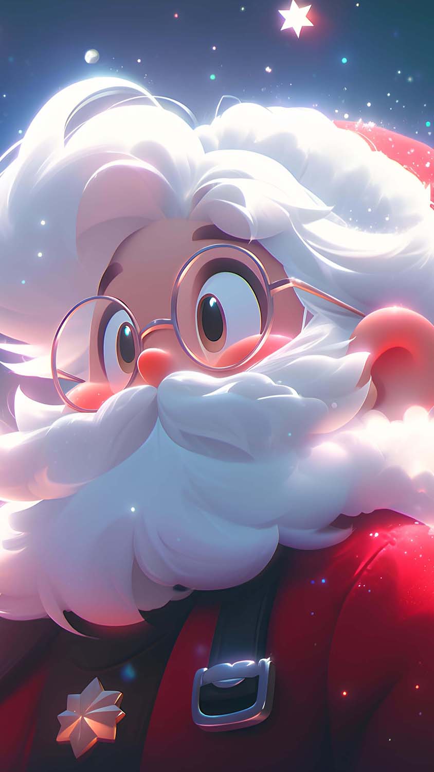 Anime Santa iPhone Wallpaper