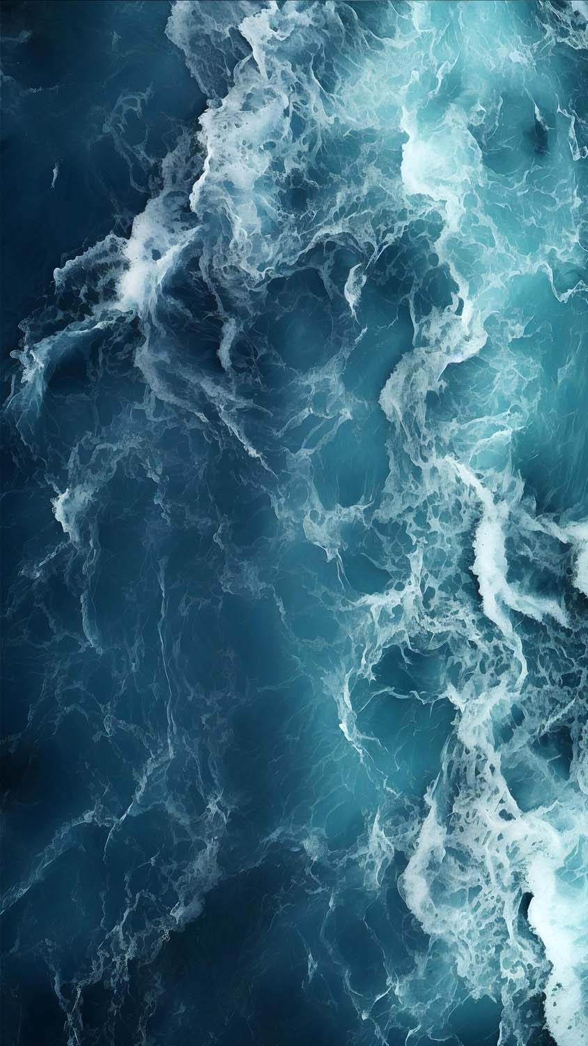 Blue Water Ocean iPhone Wallpaper
