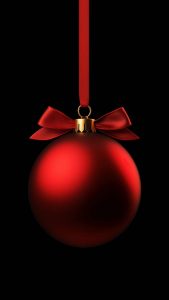 Christmas Ball iPhone Wallpaper