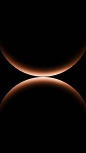 Dark Sphere Dual Gradient iPhone Wallpaper
