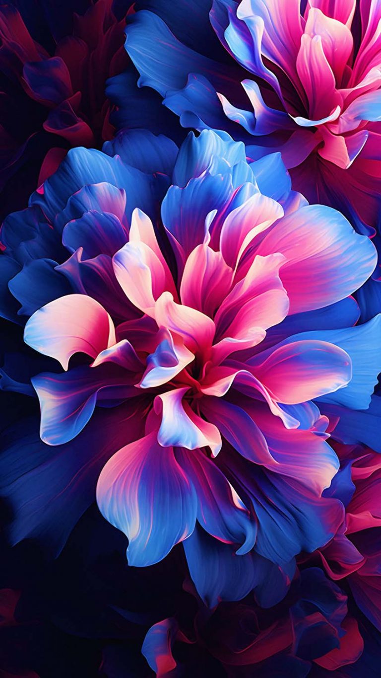 Flowers OLED » iPhone Wallpapers