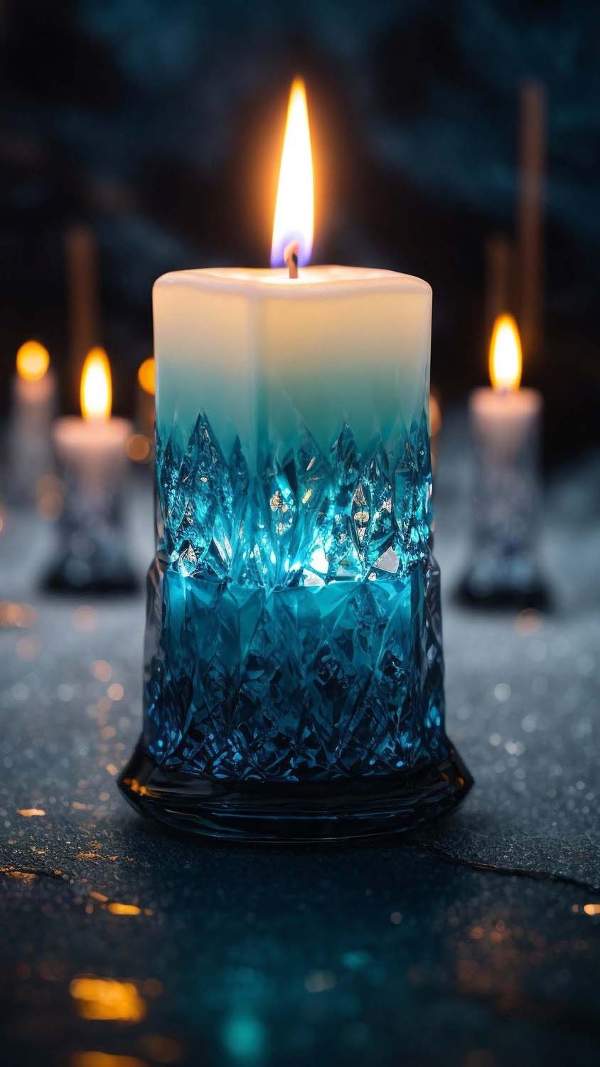 Frozen Candle iPhone Wallpaper