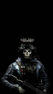 Ghost Call of Duty MW3 iPhone Wallpaper