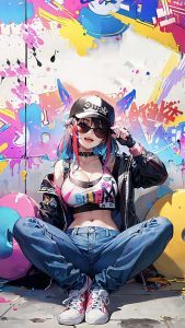 Graffiti Girl Anime Graffiti Girl Anime