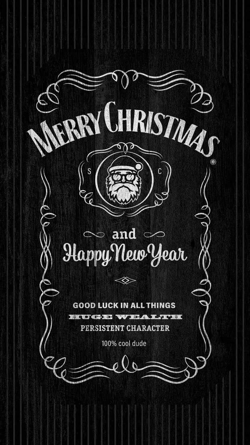 Jack Daniels Happy New Year iPhone Wallpaper