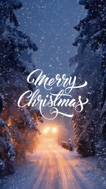 Merry Christmas HD iPhone Wallpaper