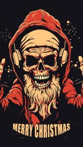 Merry Christmas Scary iPhone Wallpaper