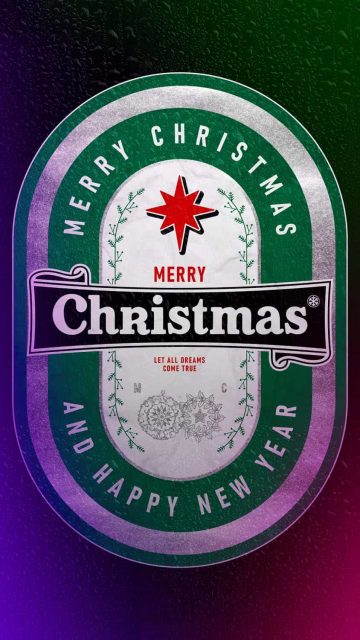 Merry Xmas and Happy New Year iPhone Wallpaper