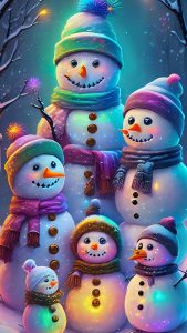 Snowman Family