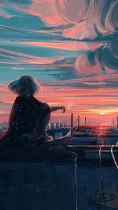 Sunset Vibes iPhone Wallpaper