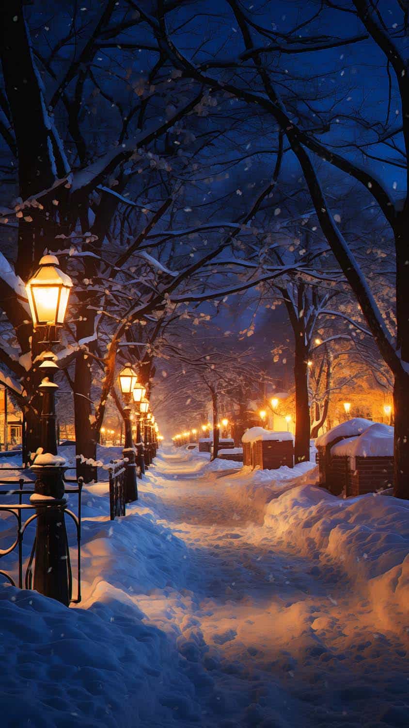 Winter Night Lights