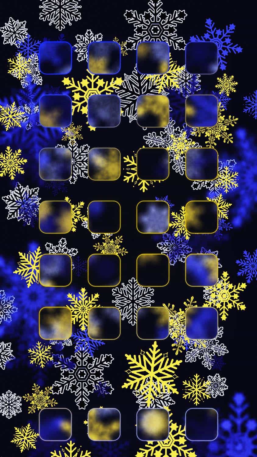 Winter iOS App Dock Background iPhone Wallpaper