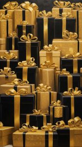 Xmas Gifts iPhone Wallpaper