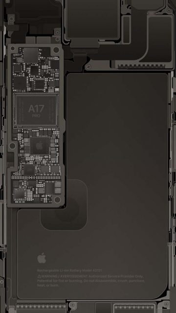 iPhone 15 Pro Max Motherboard Wallpaper by Basicappleguy