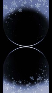 iPhone Dual Gradient Snow Wallpaper