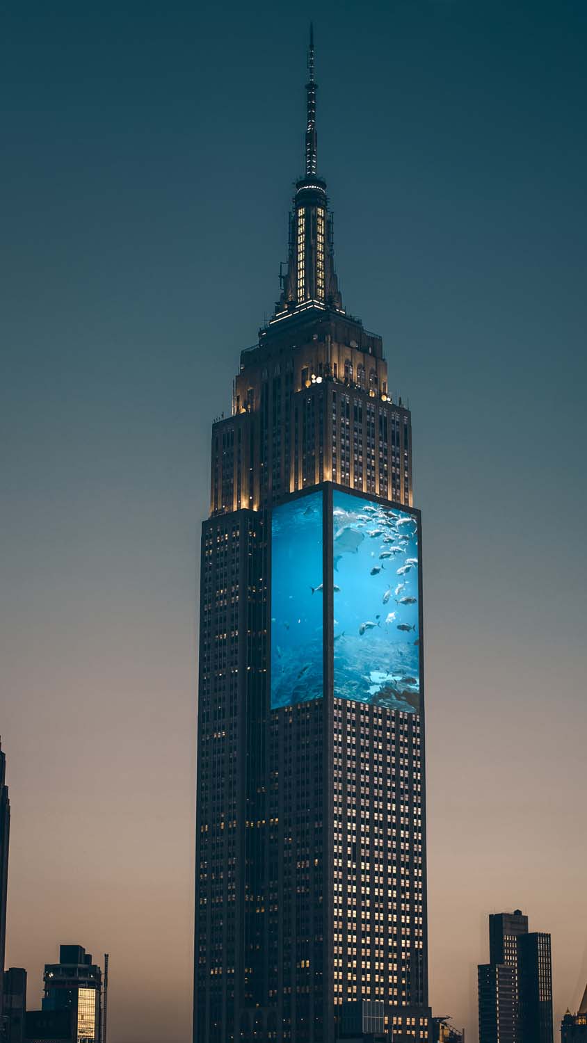 A huge aquarium iPhone Wallpapers