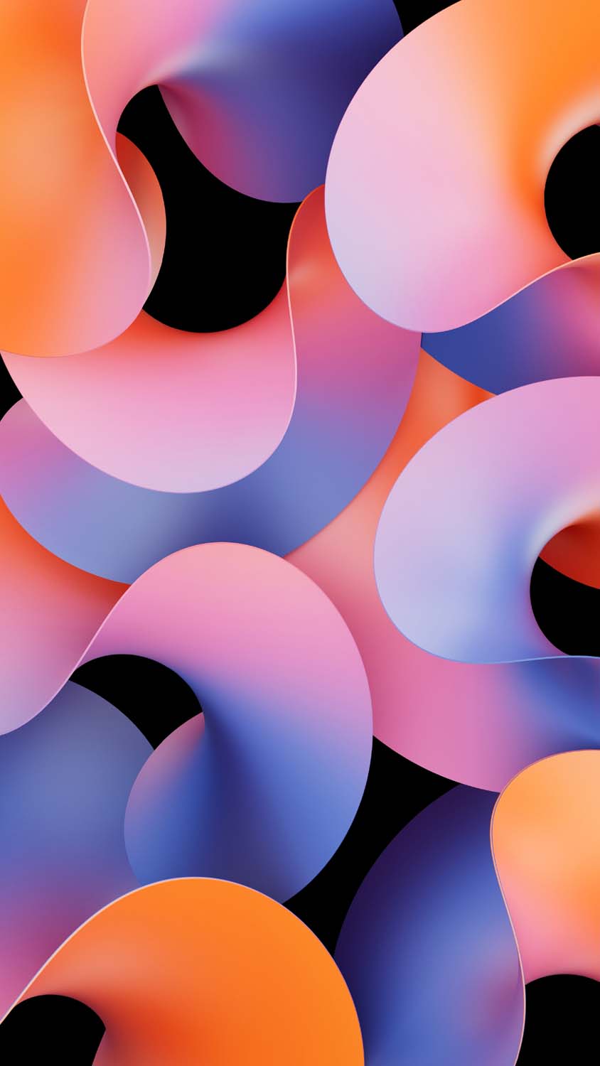 Abstract Circles iPhone Wallpaper