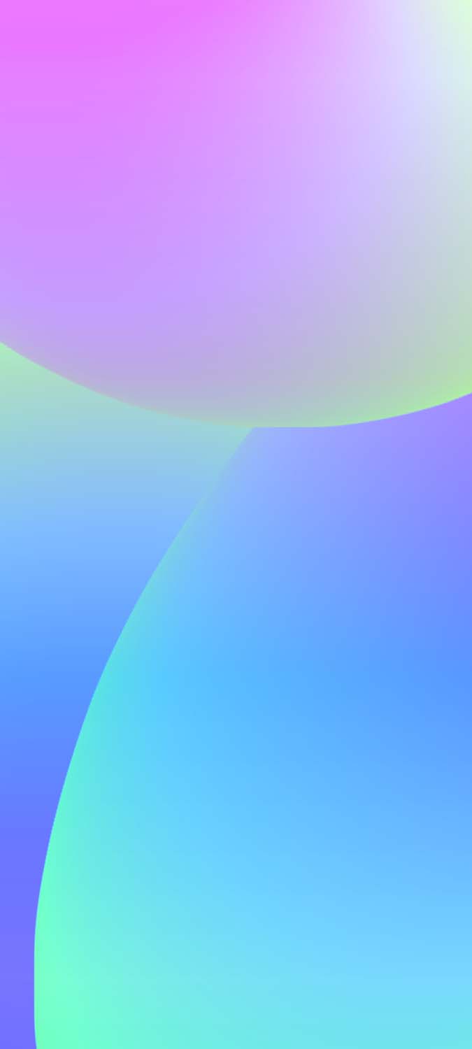Abstract Gradient Bubbles iPhone Wallpapers