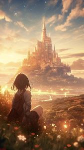 Anime Fortress iPhone Wallpapers