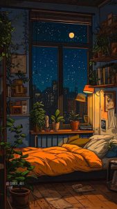 Bed Near Window Asthetic Room iPhone Wallpapers