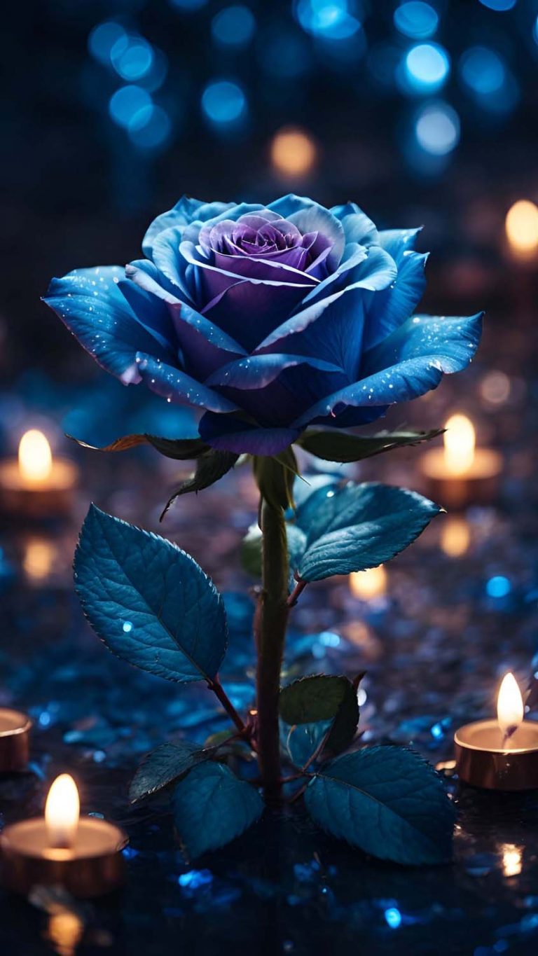 Blue Rose iPhone Wallpaper - iPhone Wallpapers