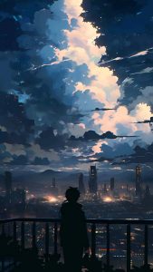 Cloudy Night iPhone Wallpapers