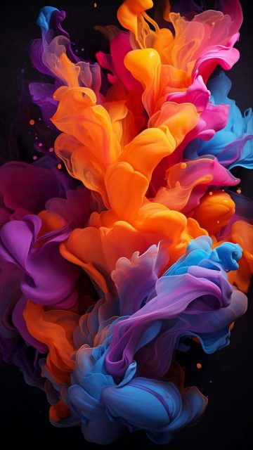 Colorful Smoke iPhone Wallpapers