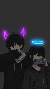 Couple Anime iPhone Wallpaper